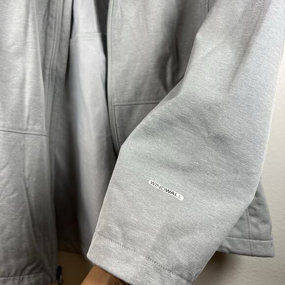 The North Face Women’s Windwall Grey Zip Up Hoodie Jacket size large - Picture 5 of 12